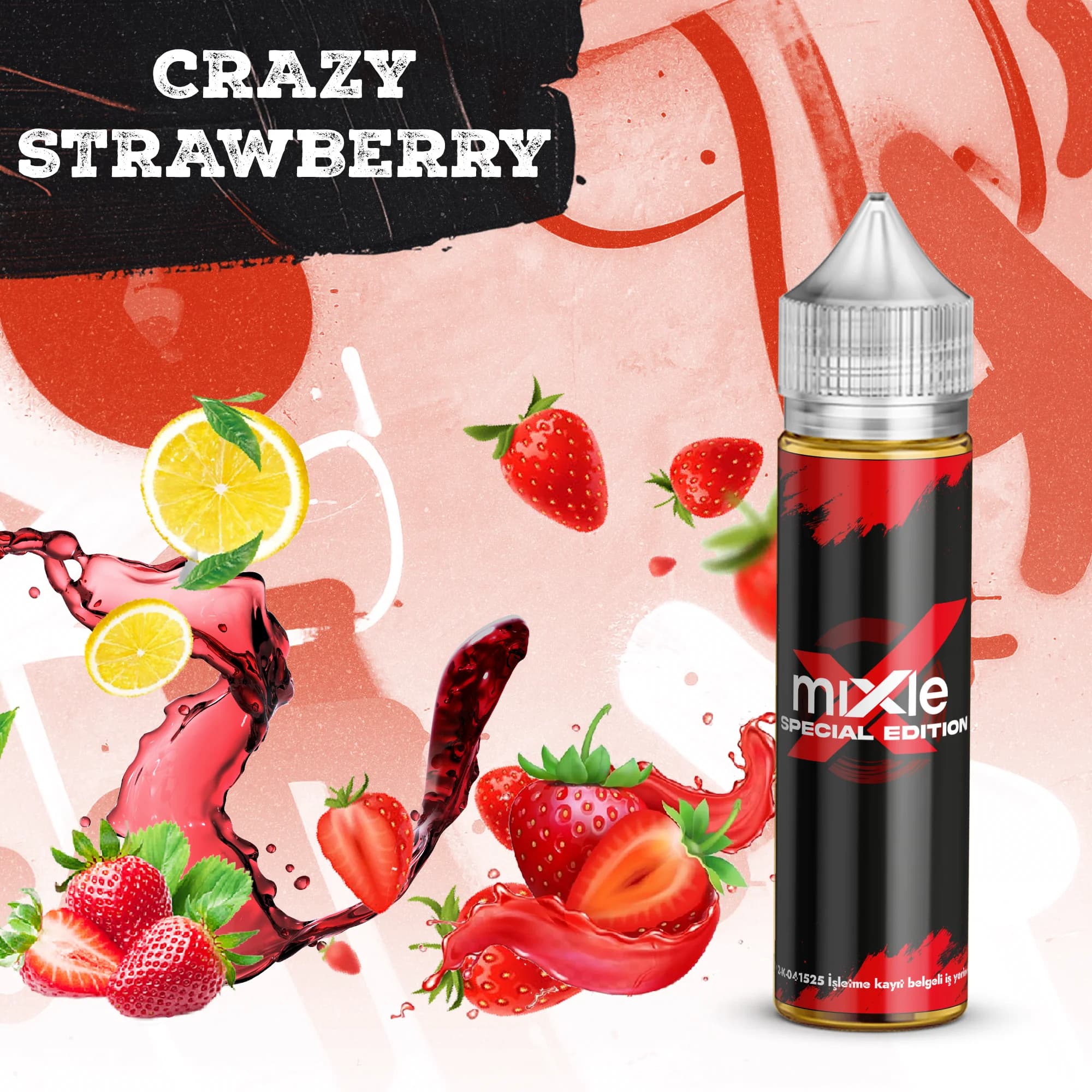 Crazy Strawberry Mix Aroma — 30 ml Diykit (6 ml aroma)