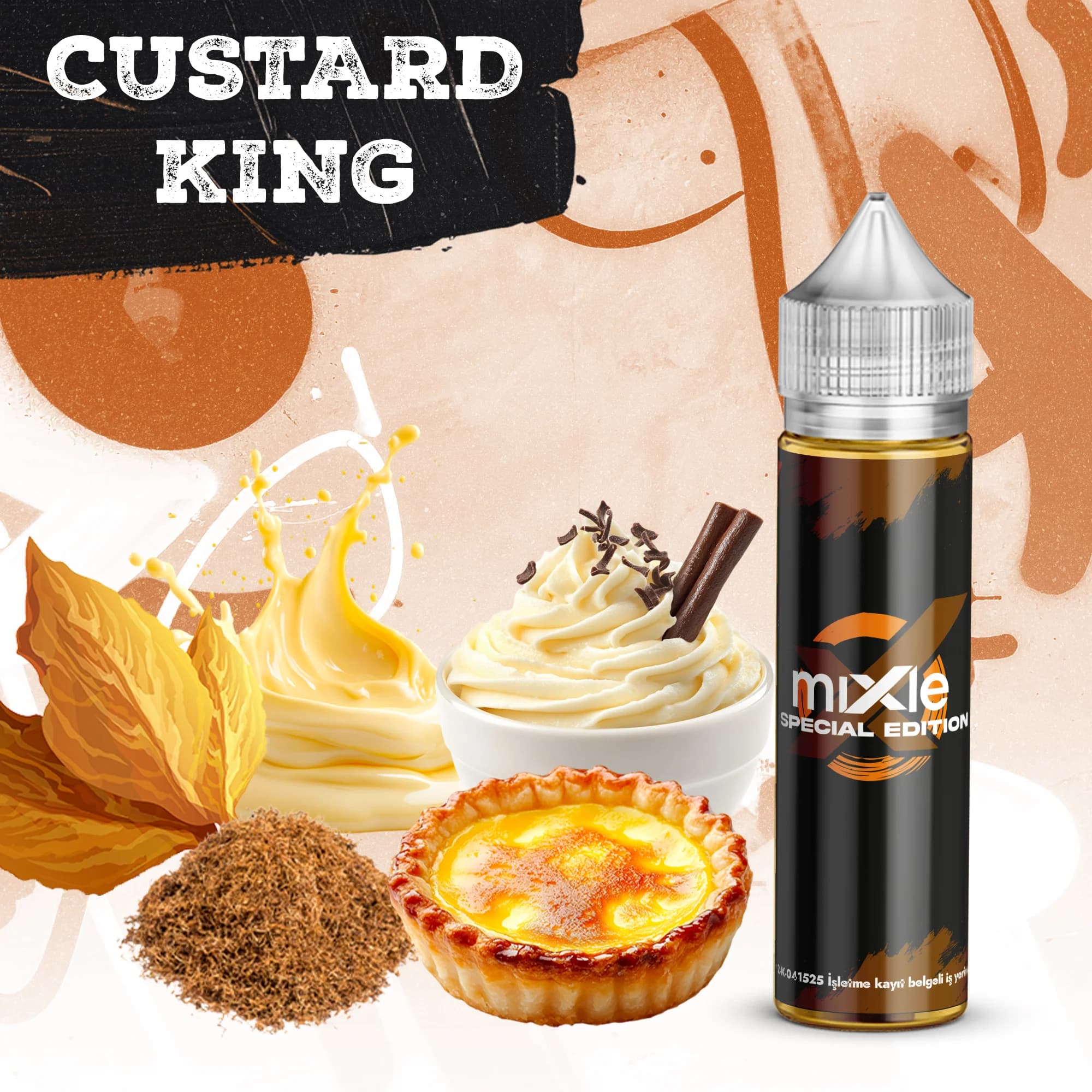 Custard King Mix Aroma — 30 ml Diykit (6 ml aroma)