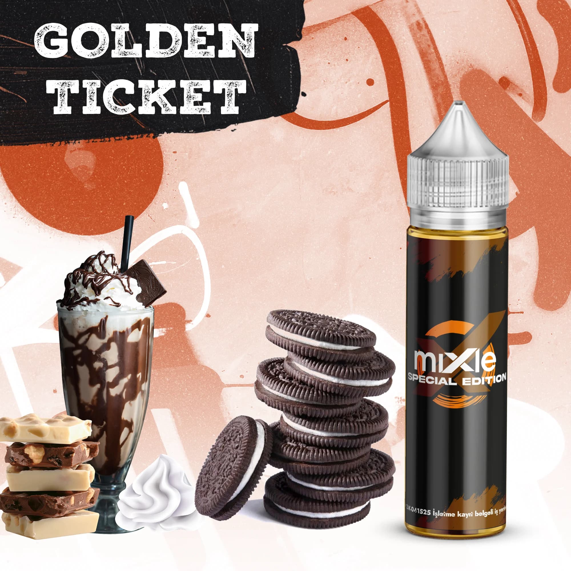 Golden Ticket Santa Mix Aroma — 30 ml Diykit (6 ml aroma)