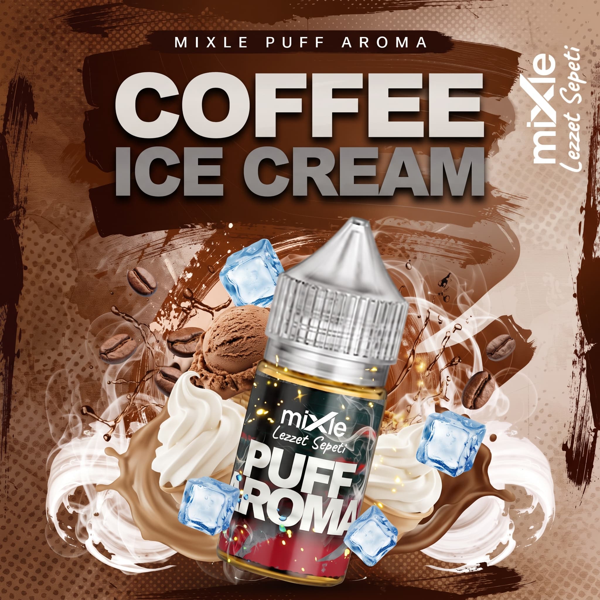 Coffee Ice Cream – Mixle Puff Aroma