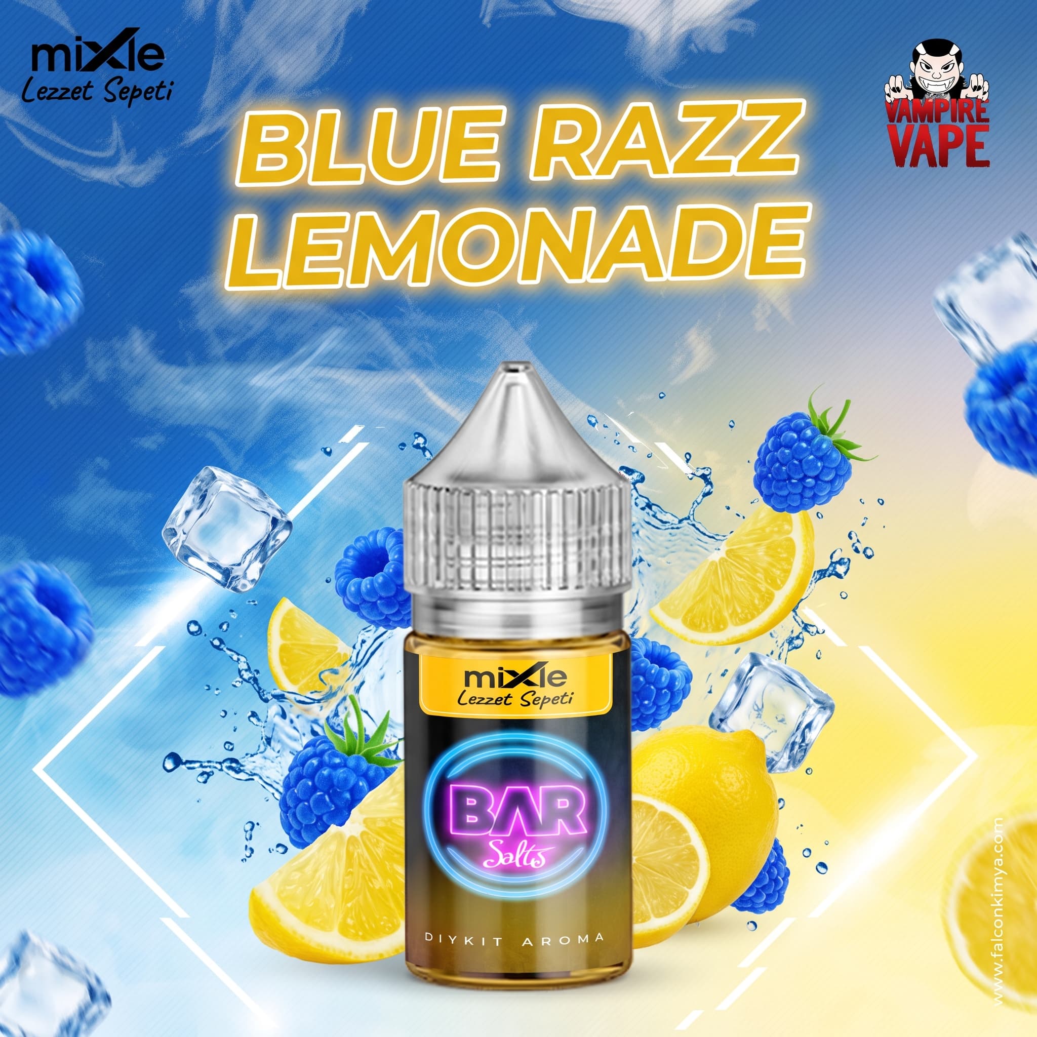 Blue Sour Raspberry – Vampire Vape Bar Salts