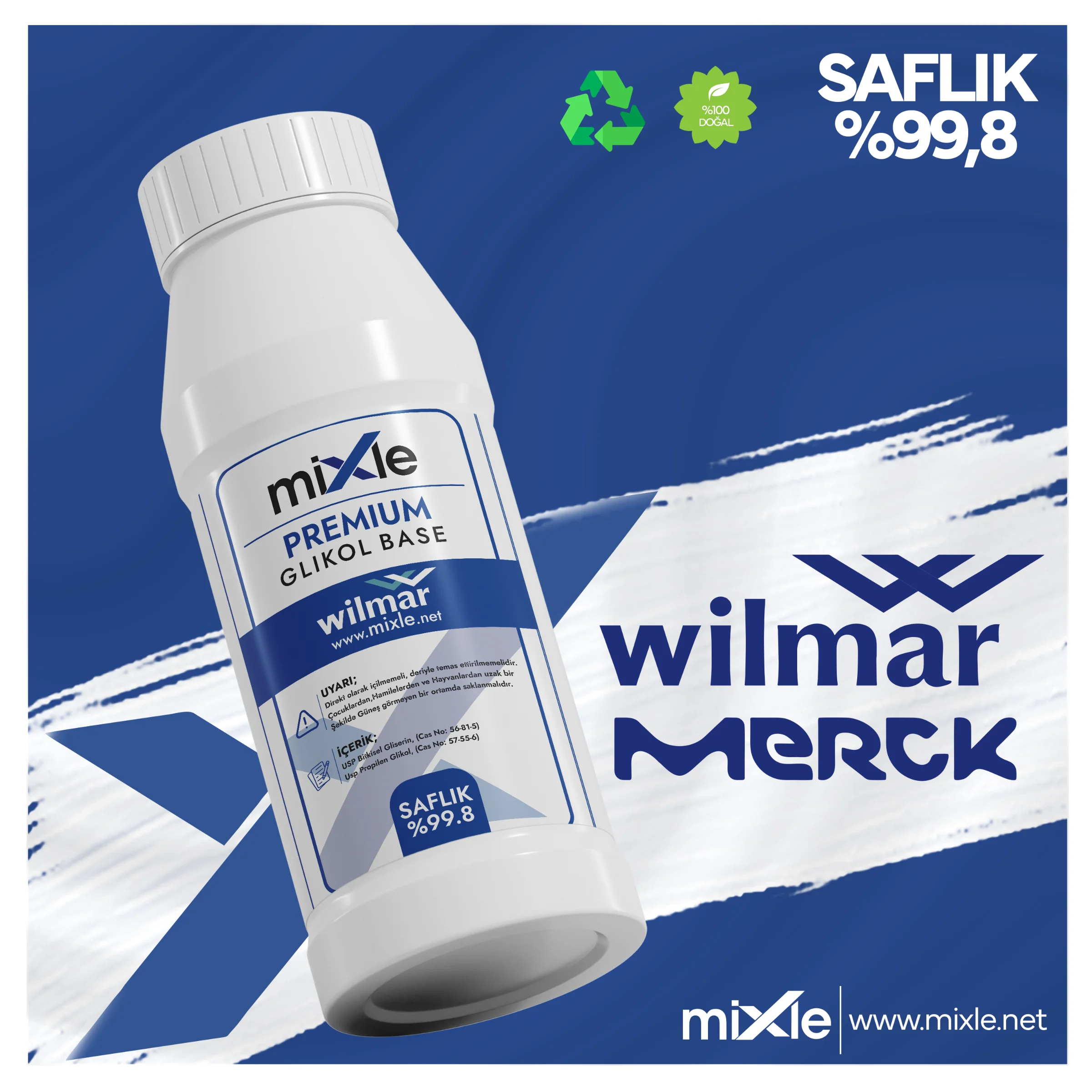 Wilmar Merck Nbase — 100 ML / 0 Mg / %100 VG